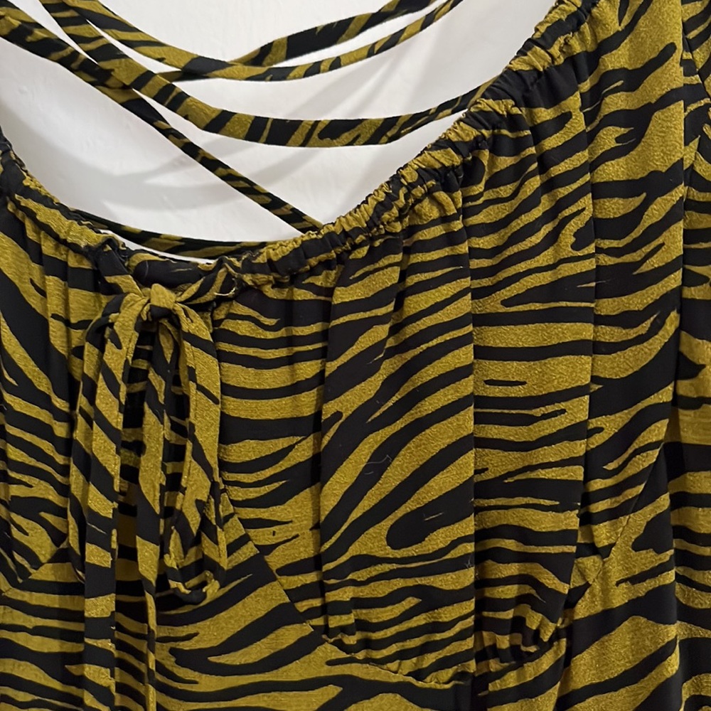 WHIMSY + ROW ZEBRA DRESS - Picture 4 of 6